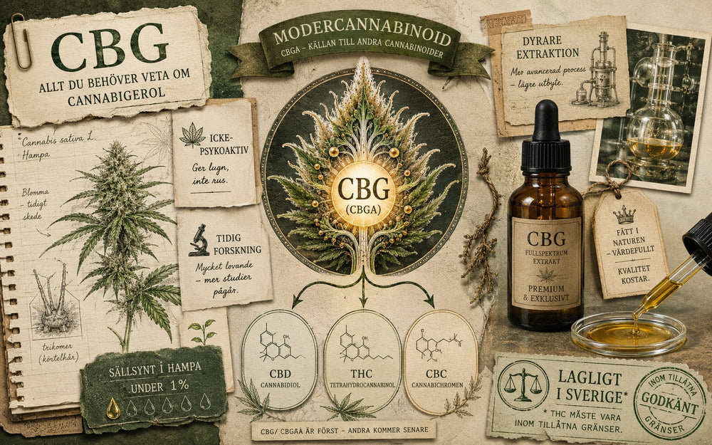 CBG – allt du behöver veta om cannabigerol