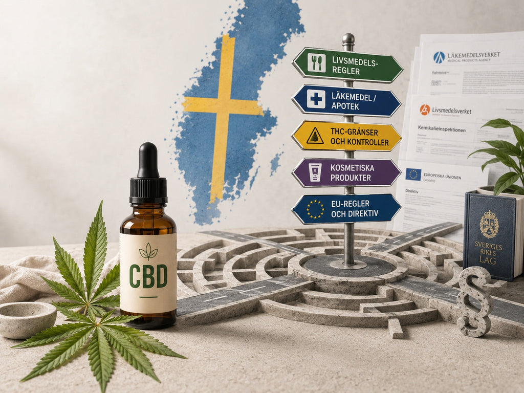 CBD i Sverige 2026 och varför reglerna verkar krångliga för många