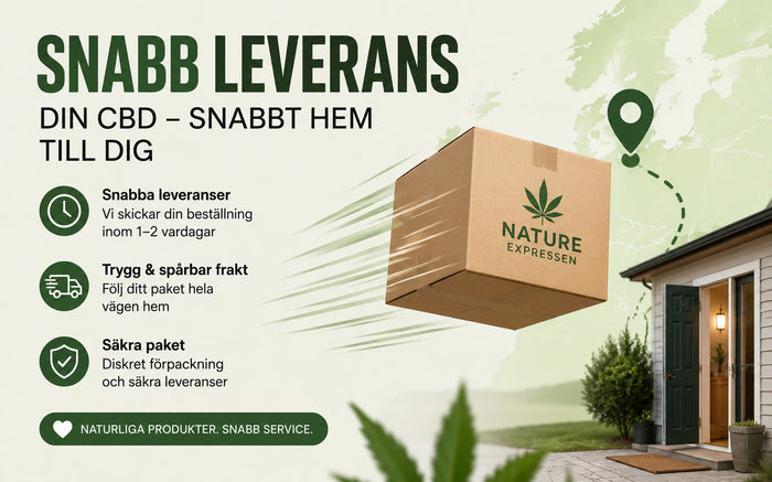 Snabb och smidig leverans inom hela Sverige
